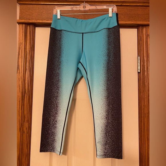 Impact Jillian Michaels Womens Athletic Leggings Sz M Blue - Picture 1 of 8